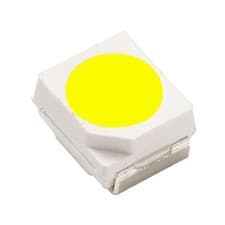 Image of 25 x Warm White 3528 SMD PLCC-2 LED 1600mcd