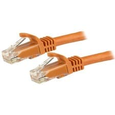 Image of StarTech.com 3m CAT6 Ethernet Cable - Orange CAT 6 Gigabit Ethernet Wire -650MHz