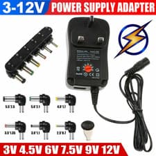 Image of Universal AC/DC Power Supply Adaptor Plug Charger 3V 4.5V 6V 7.5V 9V 12V···