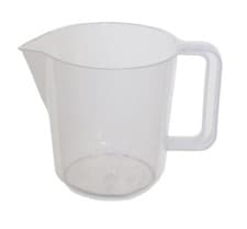 Image of Plastic Kitchen Jug 500ml Measuring Mixing Preparation Jug 1 Pint 0.5L Capacity