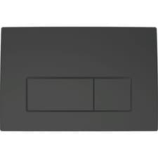 Image of Geberit Delta 01 20 30 50 White/ Gloss chrome/ Matte chrome WC Dual Flush Plate