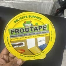 Image of Frog Tape Yellow Delicate Surface Painters Masking Tape 24mm x 41.1m. Indoor