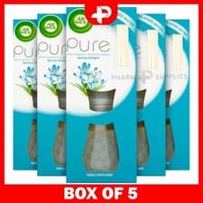 Image of Air Wick 25ml Reed Diffuser Pure Spring Delight Air Freshener - Pack of 5
