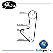 Image of Timing Belt 5575XS Gates 9631203080 0816.86 96312030 0816.F2 9467581780