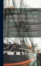 Image of Johnston - Atlas of the United States of North America  Canada New Br - X555z