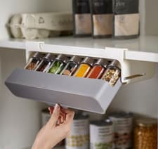 Image of Joseph Joseph Cupboard Store Under Shelf Spice Rack Compact CupboardStore