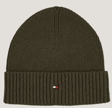 Image of Tommy Hilfiger Essential Flag Beanie Hat | New w/Tags | Authentic & Top Quality