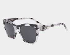 Image of DOLCE & GABBANA New Genuine Sunglasses Women DG4384 Black And White Bubble/Grey
