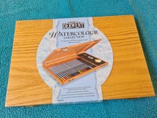Image of Derwent, A selection of Watercolour media & accessories, wooden presentation box