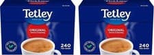 Image of Tetley Tea Bags 240's (Pack of 2), 240 count Gluten Free Over 180 Years