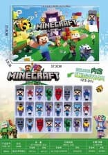 Image of Minecraft Christmas Advent Calendar 24 Days Countdown Figure 2025
