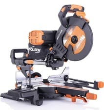 Image of Evolution 1600W 110V 255mm Corded Sliding mitre saw R255SMS DB