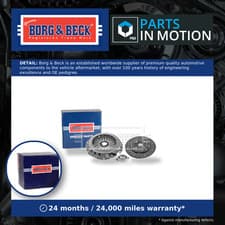 Image of Clutch Kit 3pc (Cover+Plate+Releaser) HK2010 Borg & Beck Top Quality Guaranteed