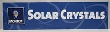 Image of NEW Morton Salt Solar Crystals Floor Stand Pricer Advertisement Plastic Sign
