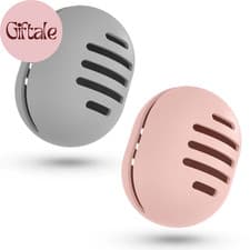 Image of 2 Pcs Makeup Sponge Holder,Double-Sided Breathable Silicone Beauty Make up Blend