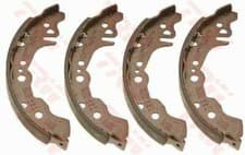 Image of TRW GS8750 Brake Shoe Set for DAIHATSU,SUBARU