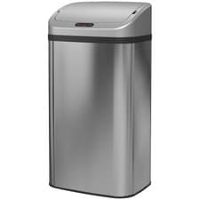 Image of HOMCOM 48L Sensor Bin, Stainless Steel Kitchen Bin with Automatic Close