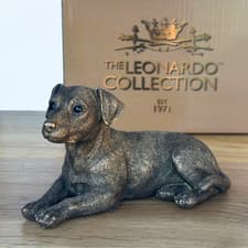 Image of Jack Russell Terrier Dog figurine ornament Leonardo Reflection Bronzed, boxed