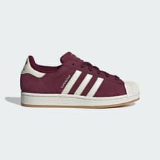 Image of adidas Originals SUPERSTAR II Women's in Maroon/Off White Shoes
