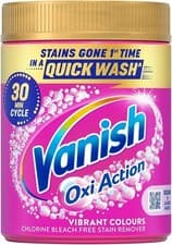 Image of Vanish Gold Oxi Action Powder Stain Remover for Colours 470g Laundry Booster