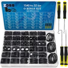 Image of 32 Size 1540 Pcs O Rings Assortment Kit Metric Nitrile Rubber Oring Set with 4 P