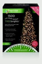 Image of Decorations 1500 Multi Action TreeBrights LED Lights with Timer Warm White