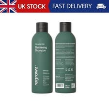 Image of Regrowz Organic Hair Thickening Shampoo with Biotin & Rosemary Oil - 225ml - Nat