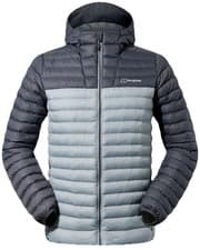 Image of Berghaus Men's Vaskye Hydroloft Insulated Jacket In Grey/Black Size XXL