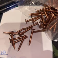 Image of Timco Clout Nail Copper 38mm x 2.65mm * 1KG Bag * 1 1/2”Roofing Cedar