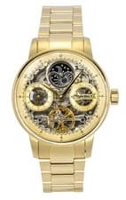 Image of Ingersoll The Jazz Gold Skeleton Dial Automatic Casual I07711 Men's Watch