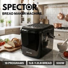 Image of Spector 19 in 1 Bread Maker 1.2LB Bread Machine Low Noise 500W Timer Non Stick