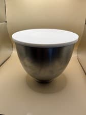 Image of Non Sealing Lid Cover For KitchenAid Stand Mixer Bowl 3.3l Mini attachment White