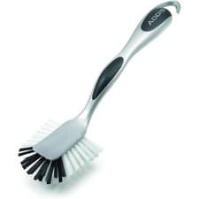 Image of Addis Ultra Grip Jumbo Dish Brush Metallic Heavy Duty Scrubber with Scraper