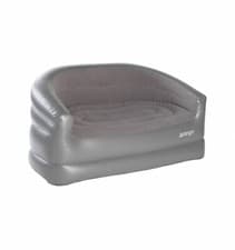 Image of Vango Inflatable Sofa Camping blow up chair Nocturne Grey Tent Awning Furniture
