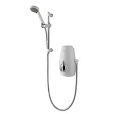Image of Aqualisa Aquastream Power Shower Thermostatic White & Chrome 4 Spray 813.40.21