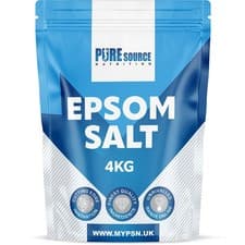Image of Epsom Salts 4KG Natural Bath Epsom Salt Spa Bathing Magnesium Sulphate BP FCC