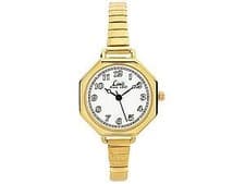 Image of Limit 6622.01 Gold Plated Ladies Octagonal Expander Bracelet Watch