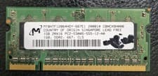 Image of Micron 1GB DDR2 Laptop RAM PC2-5300 667MHz SO-DIMM CL5 Memory Module