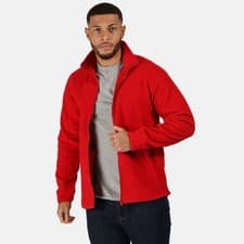 Image of Regatta Thor III red men's full-zip anti-pill quick-dry fleece #TRF532