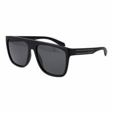 Image of Polaroid PLD 2162/S Men’s Black Rectangle Polarized Sunglasses Grey Lens 56mm