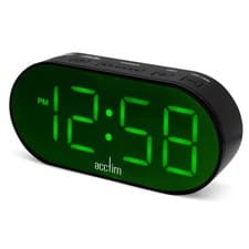 Image of Acctim Jared Wireless LED Digital Alarm Clock Battery or AC Power