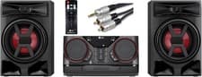 Image of 300W Bluetooth Party Hi-Fi System with Dual USB AUX & FM | LG XBOOM CK43N Black