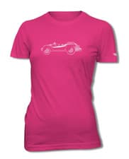 Image of 1968 Meyers Manx Steve McQueen Dune Buggy 1968 T-Shirt - Women - Side View