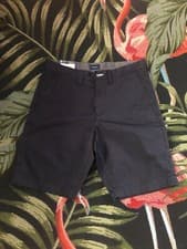 Image of GANT blue relaxed twill shorts W32
