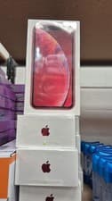 Image of Apple iPhone XR 6.1” 64GB Black 4G Unlocked 100% Battery Health Red Brand NEW