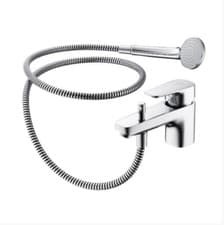 Image of Ideal Standard Tempo 1 Hole Bath Shower Mixer Single Lever - Chrome - B0733AA