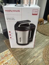 Image of Morphy Richard’s Sauté & Soup Stainless Steel 1.6L Soup Maker