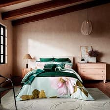 Image of Ted Baker Gardenia Floral Duvet Cover Set Double Mint