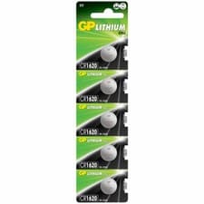 Image of GP GPPBL1620001 CR1620 Lithium Cell (Card 5)