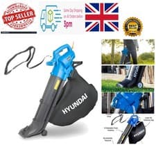 Image of 3000W Leaf Blower, Garden Vacuum & Mulcher, 45L Bag, 12m Cable, Variable Airs...